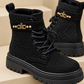 Sparkle Step Girls’ High-Top Boots – Stylish Comfort for Every Day
