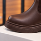 Kids’ Classic Chelsea Ankle Boots with Ribbed Knit Cuffs & Chunky Soles