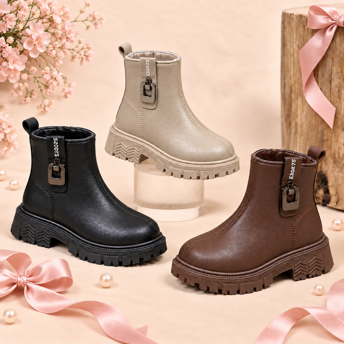 Girls’ Stylish Ankle Boots – Cozy, Trendy & Comfortable Everyday Winter Shoes