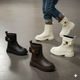 Bottes classiques confortables avec un joli nœud décoratif