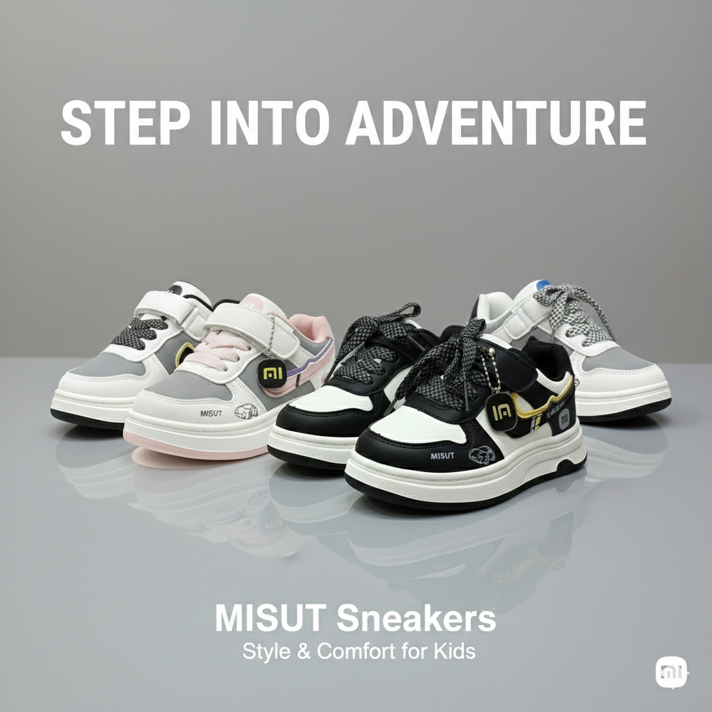 Unisex Kids Sport Sneakers – Lightweight, Comfortable & Trendy Everyday Shoes