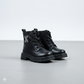 Girls’ Lace-Up Ankle Boots—Lug Grip for Safer Steps