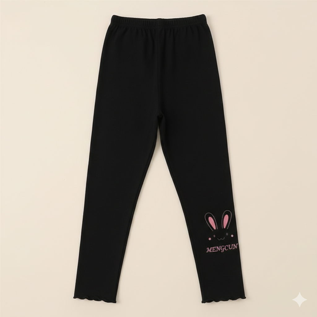 Pack of 3 high-quality elastic pants for girls