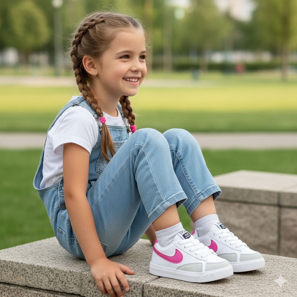 Kids Classic Low-Top Sneakers – Comfortable Everyday Shoes