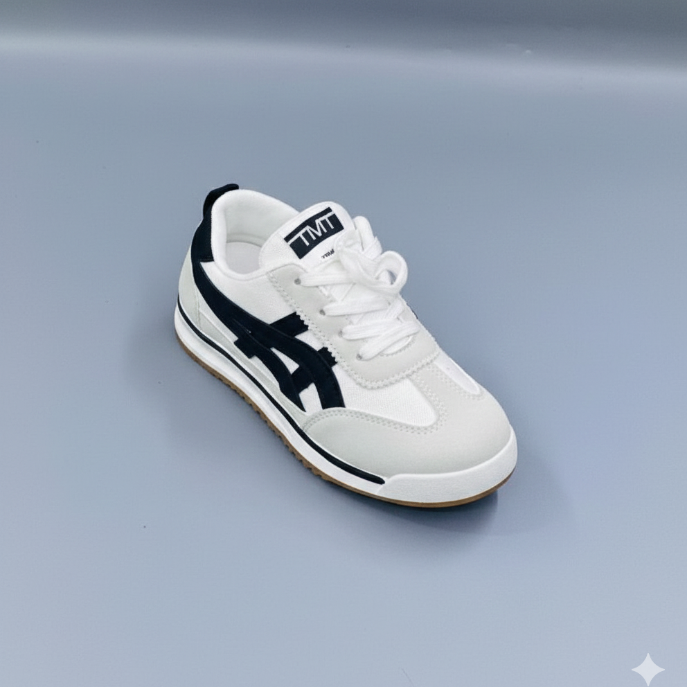 Baskets de sport décontractées pour enfants avec brides Velcro – Légères et confortables