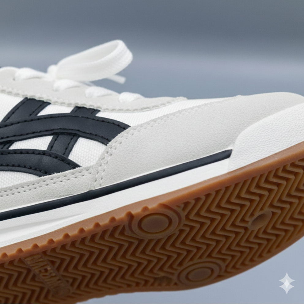 Baskets de sport décontractées pour enfants avec brides Velcro – Légères et confortables