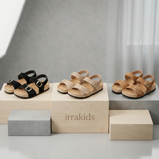 Sandales à boucles tendance pour garçons – Confort doux et style estival 👦