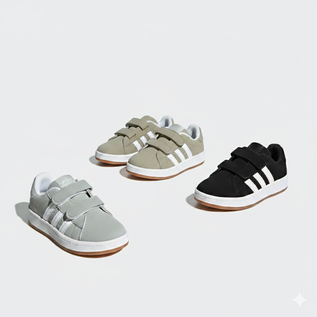 Baskets classiques à trois bandes pour enfants