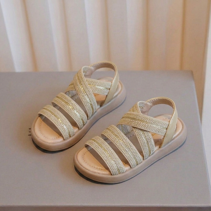 Girls Multi-Strap Comfort Sandals – Lightweight Casual Summer Shoes