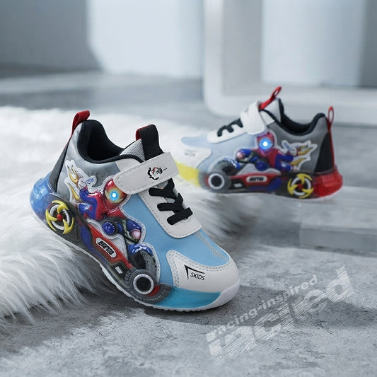 Baskets lumineuses Spider-Man pour enfants