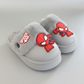 Boys' Spider-Man slippers: plush-lined warmth, closed-toe