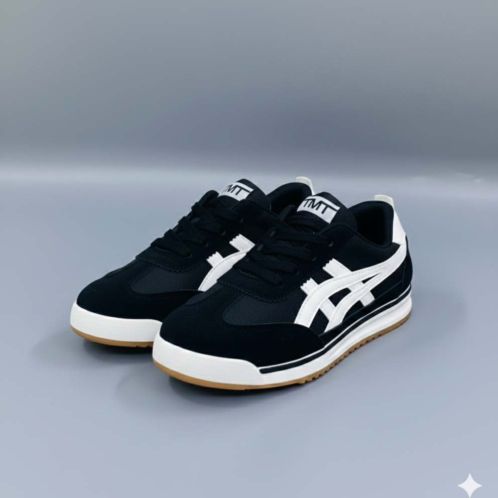 Baskets de sport décontractées pour enfants avec brides Velcro – Légères et confortables