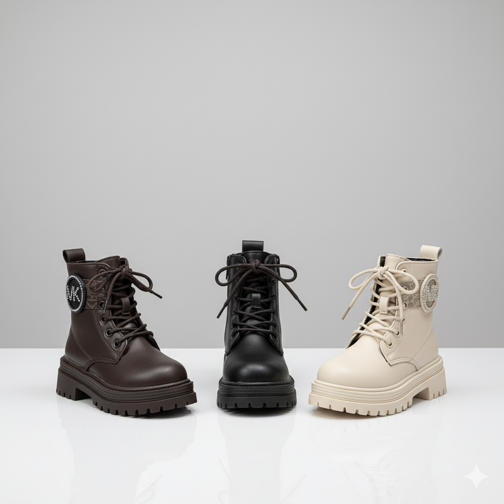 Bottes de luxe pour enfants inspirées de MK – Collection Automne/Hiver 