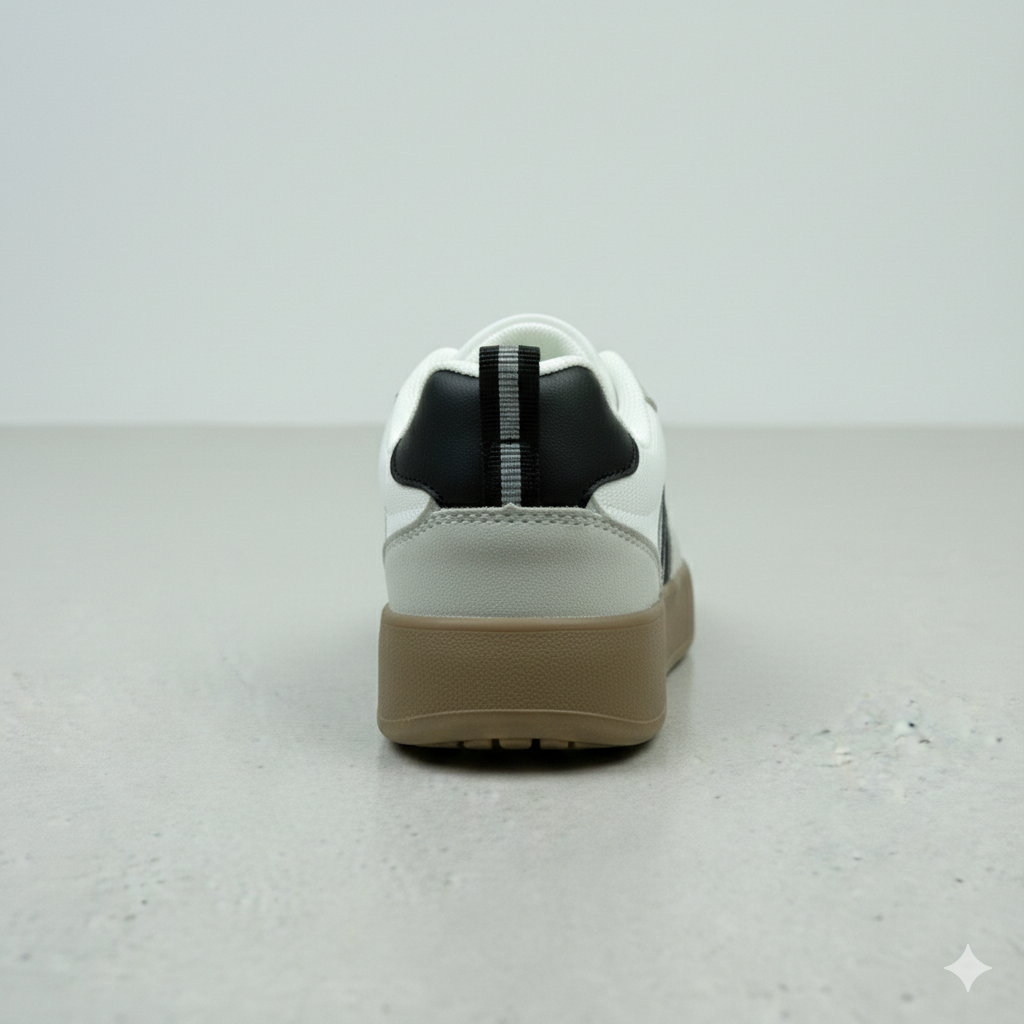 Baskets basses classiques pour enfants – Fermeture à lacets et à scratch | Chaussures résistantes pour tous les jours