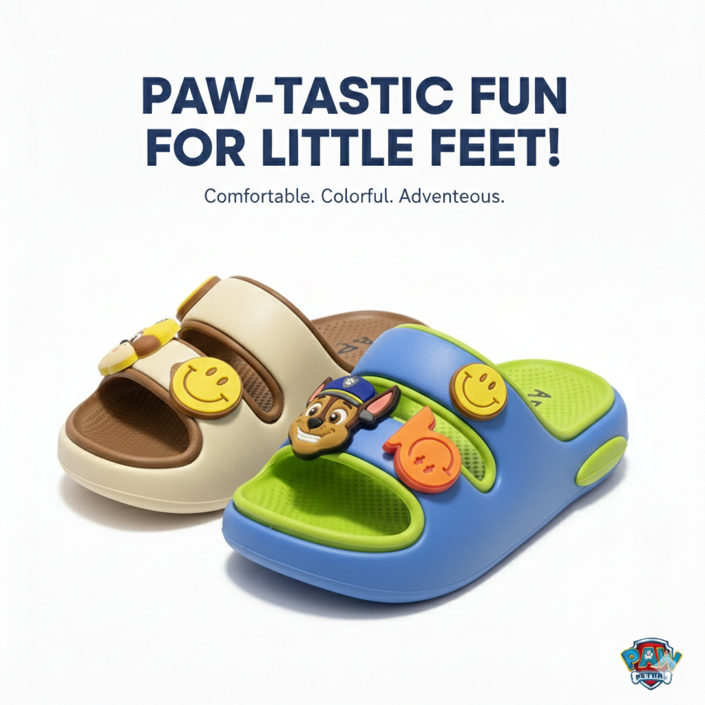 Sandales à enfiler pour enfants avec motifs de dessins animés – Chaussons d'été souples, légers et antidérapants