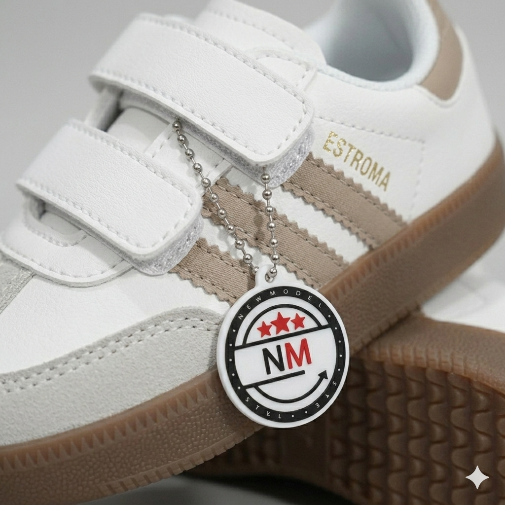 Unisex Kids Casual Sneakers with Velcro Straps – Non-Slip Everyday Shoes