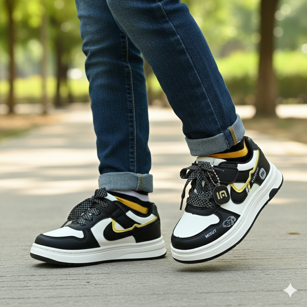 Unisex Kids Sport Sneakers – Lightweight, Comfortable & Trendy Everyday Shoes