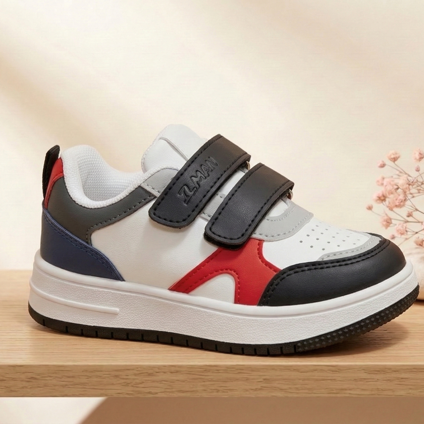 JLMAN Kids Premium Retro Court Sneakers - Uncompromising Everyday Style for Girls and Boys