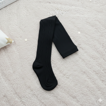 Collants en coton côtelé pour filles – Doux, extensibles et confortables au quotidien