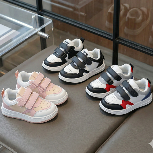 JLMAN Kids Premium Retro Court Sneakers - Uncompromising Everyday Style for Girls and Boys