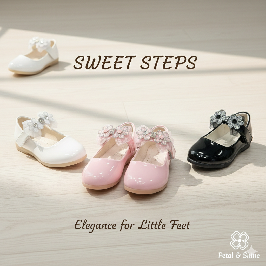 🌸 Chaussures habillées Princesse Bloom pour filles