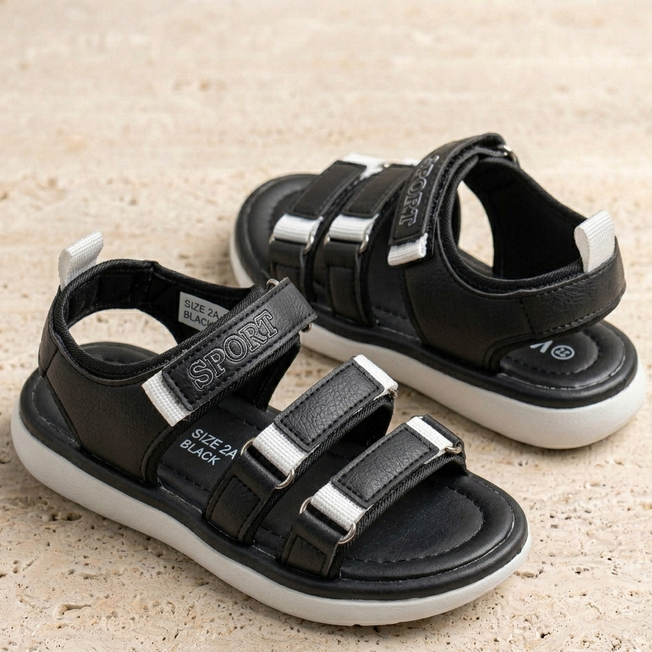 Kids Sport Sandals – Lightweight Velcro Summer Shoes
