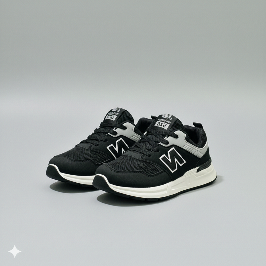 Kids Trendy Chunky Sneakers with Velcro & Lace Closure – Comfortable Everyday Shoes for Boys & Girls