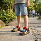 Boys Color Block Adjustable Sports Sandals – Lightweight Outdoor & Casual Comfort Sandals