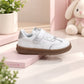 Baskets décontractées pour filles – Détail nœud élégant et chaussures confortables pour tous les jours