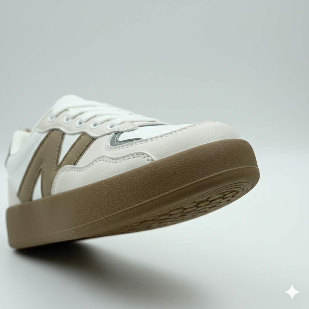 Baskets basses classiques pour enfants – Fermeture à lacets et à scratch | Chaussures résistantes pour tous les jours