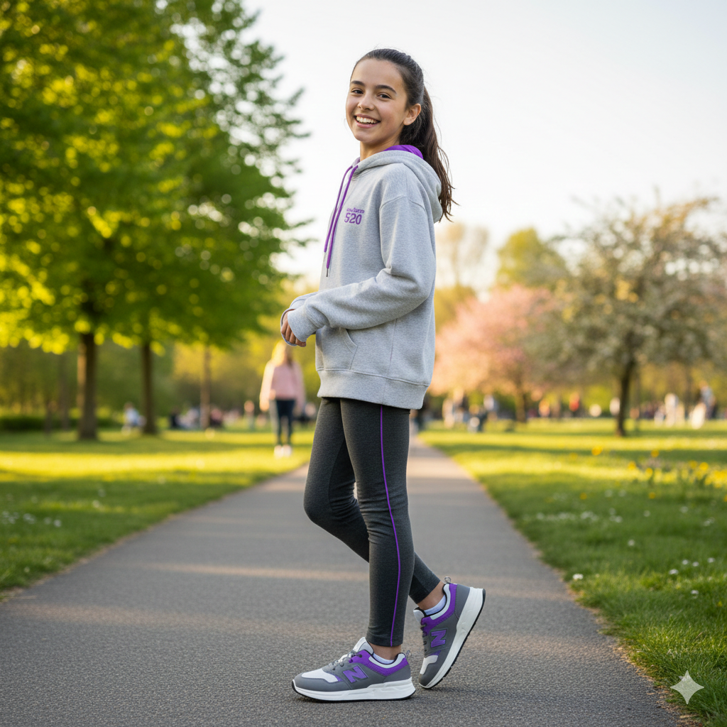 Kids Trendy Chunky Sneakers with Velcro & Lace Closure – Comfortable Everyday Shoes for Boys & Girls