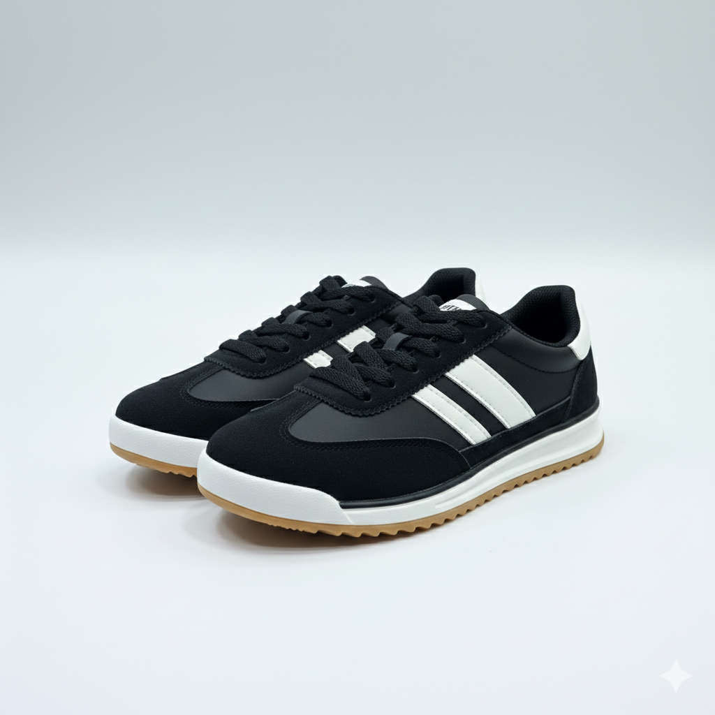 Classic Stripe Unisex Sneakers – Comfortable Everyday Casual Shoes