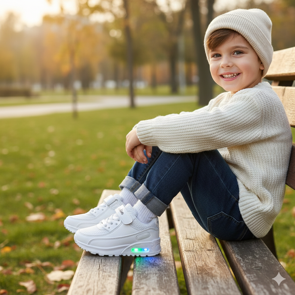 Kids Trendy Air Cushion Sneakers – Lightweight, Comfortable & Stylish Sports Shoes