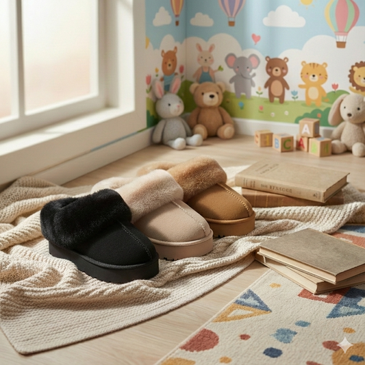 Girls’ Cozy Winter Boots with Plush Fur Lining – Warm, Soft & Stylish Toddler Boots