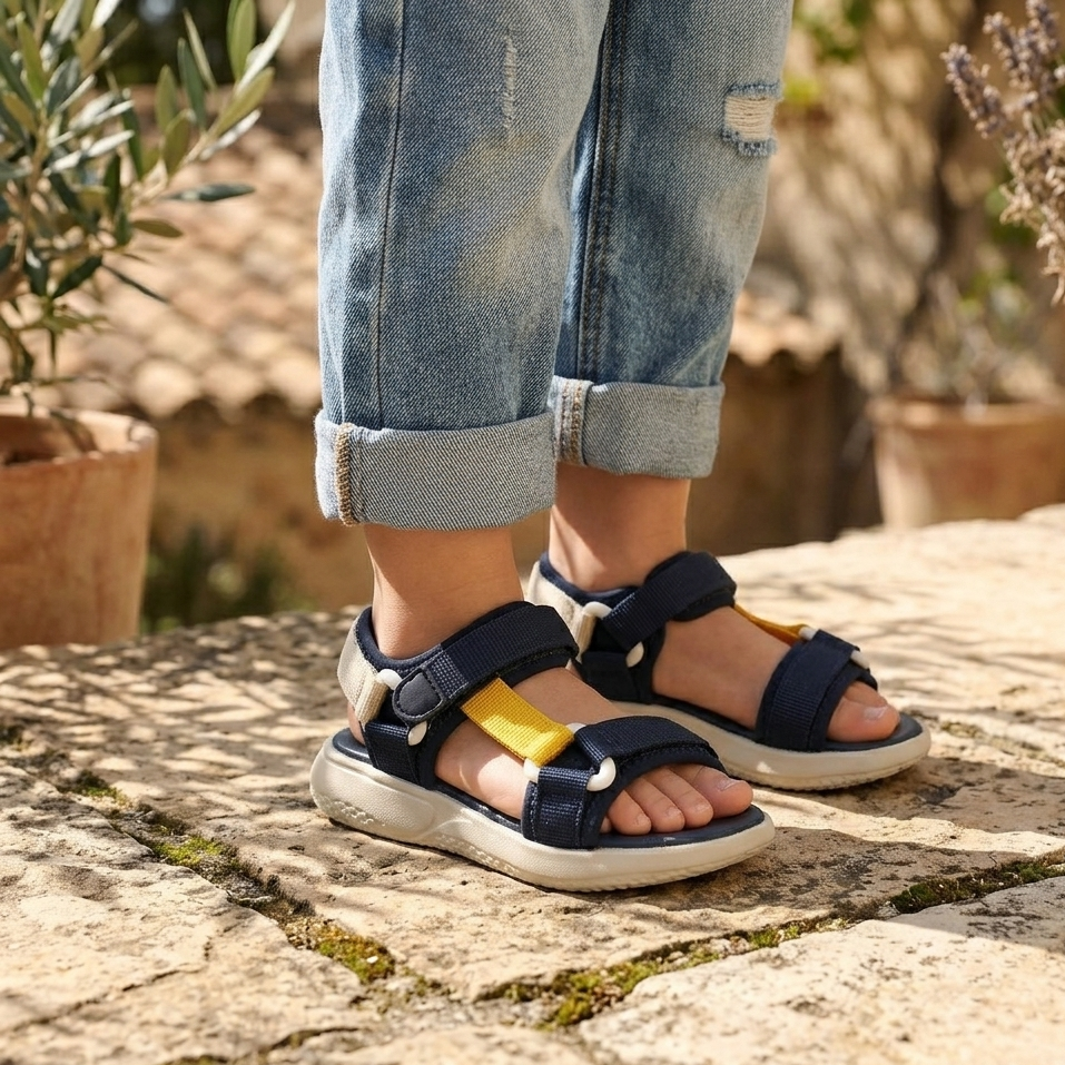 Kids Comfort Strap Sandals – Lightweight, Breathable & Non-Slip Summer Shoes