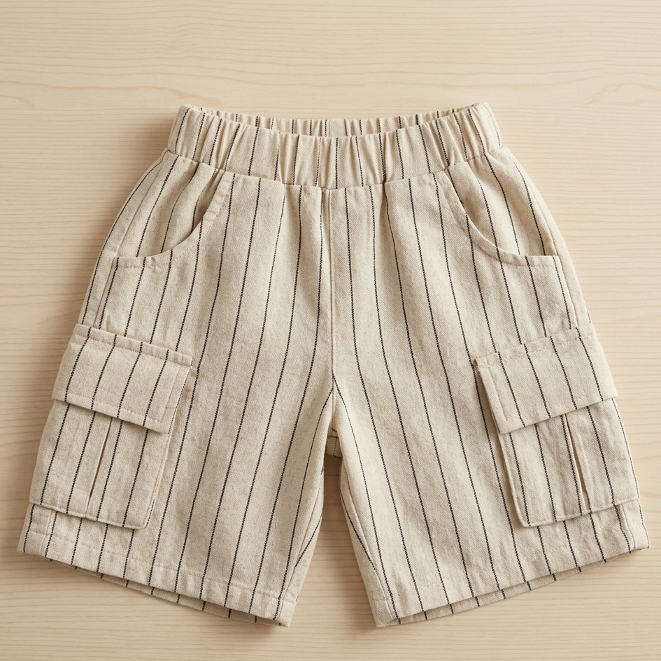 ✨ Trendy 3-Piece Summer Outfit Set for Boys – Casual Striped Style