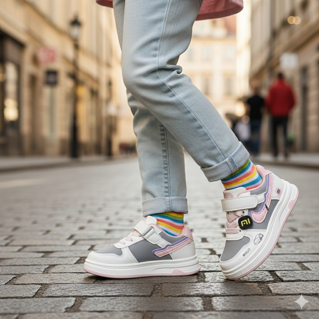 Unisex Kids Sport Sneakers – Lightweight, Comfortable & Trendy Everyday Shoes