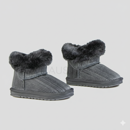 Girls Winter Fur Boots | Warm & Stylish Snow  & Rain Boots for Kids