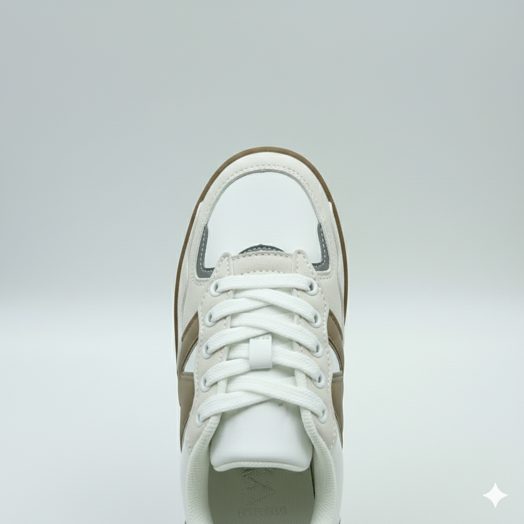 Baskets basses classiques pour enfants – Fermeture à lacets et à scratch | Chaussures résistantes pour tous les jours