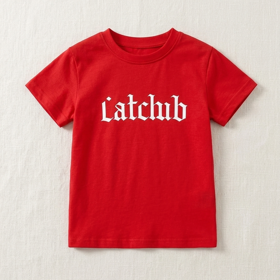 Urban Street Style Boys Set – Red T-Shirt & Cargo Shorts