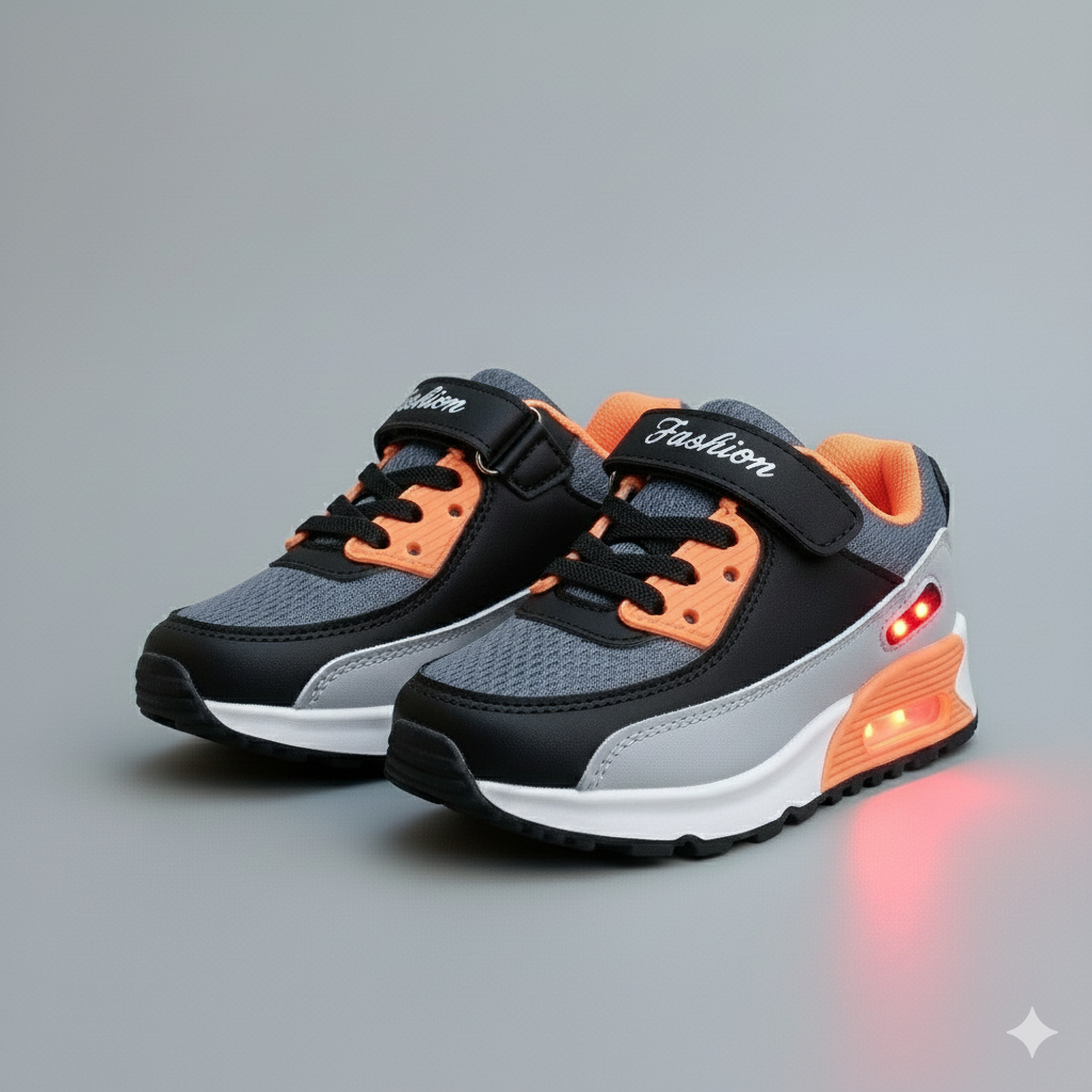 Kids Trendy Air Cushion Sneakers – Lightweight, Comfortable & Stylish Sports Shoes