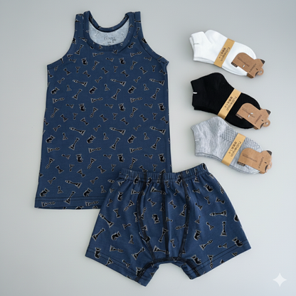 Unisex' Unicorn Print Sleeveless Bodysuit with Shorts - Soft and Comfortable Cotton