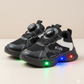 Baskets lumineuses LED pour enfants avec fermeture à molette – Chaussures confortables et élégantes pour tous les jours