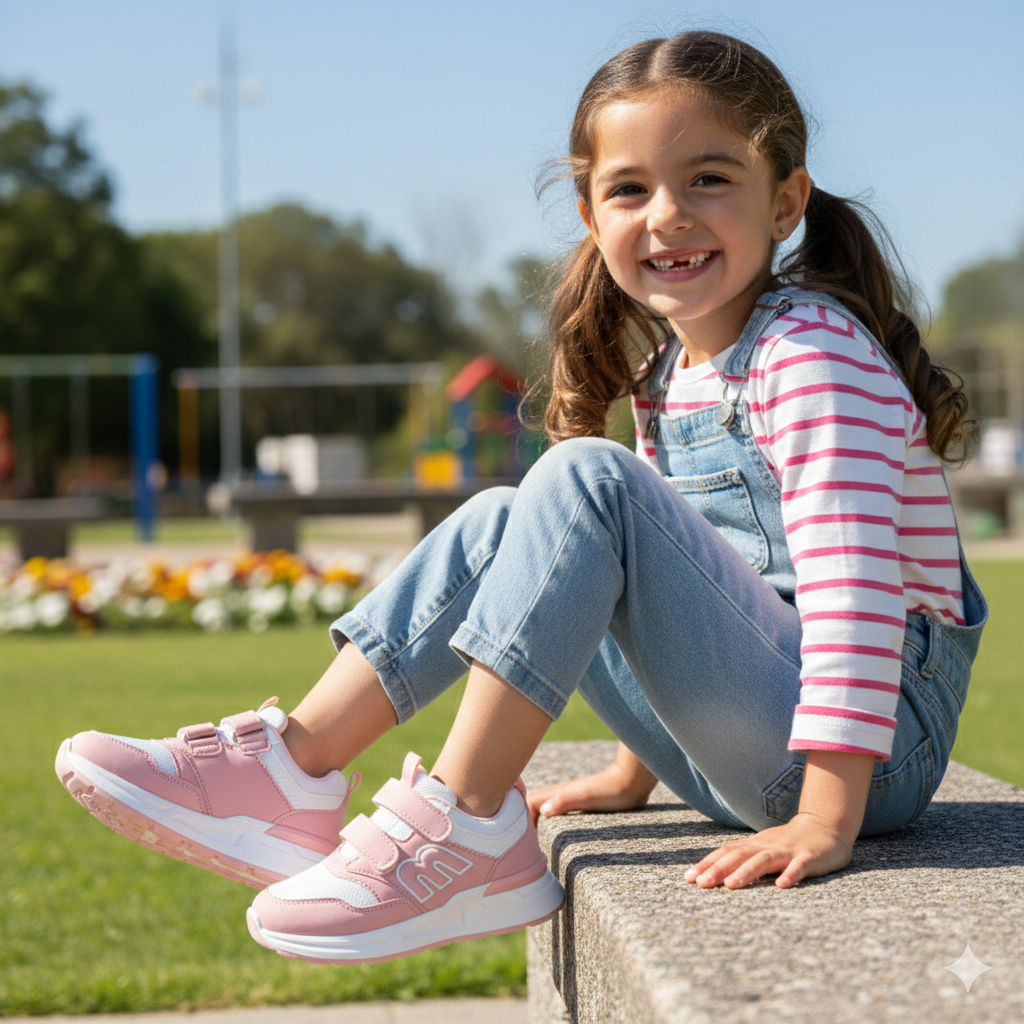 Kids Lightweight Casual Sneakers – Comfortable Everyday Sports Shoes