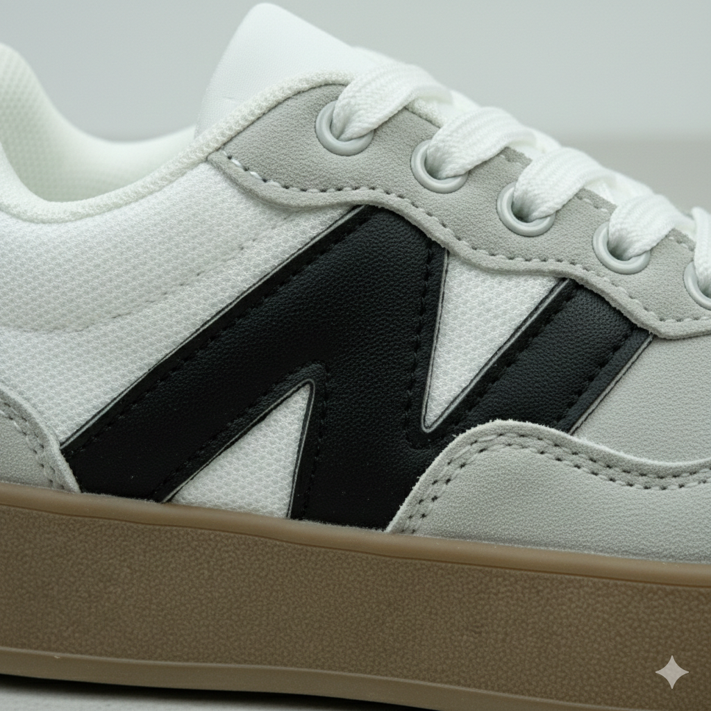 Baskets basses classiques pour enfants – Fermeture à lacets et à scratch | Chaussures résistantes pour tous les jours