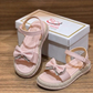Sandales pour filles avec joli nœud