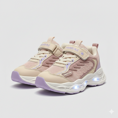 Baskets de sport lumineuses LED pour enfants – Chaussures de course respirantes et confortables