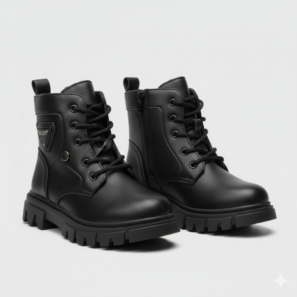 Bottes d'hiver élégantes pour filles au design tendance