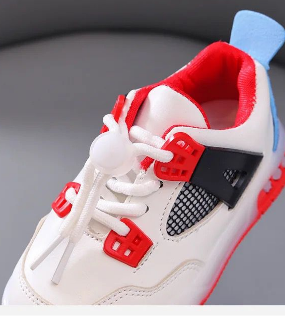 Modern sports shoes for children with LED lighting. Comfortable and non-slip.