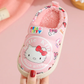 Hello Kitty Cozy Cotton Slippers: Adorable Autumn-Winter Indoor Delight for Kids!